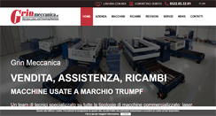 Desktop Screenshot of grinmeccanica.com